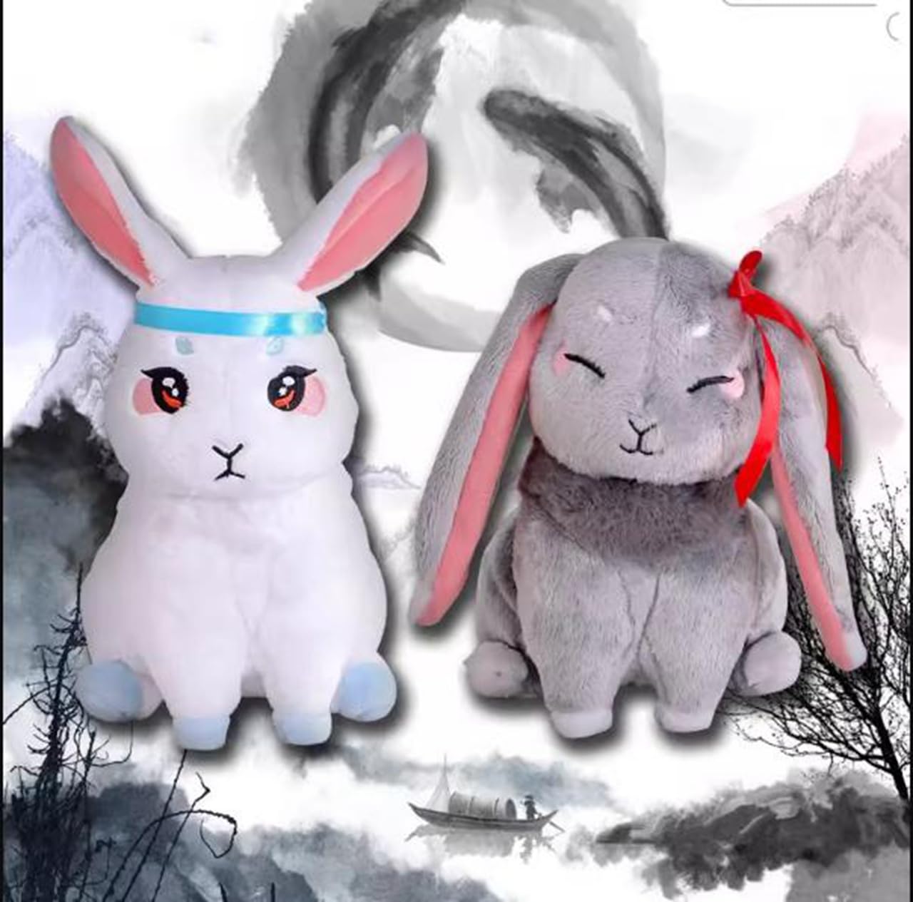 Amazon.co.jp: ぬいぐるみ 藍忘機 魏無羨 魔道祖師 ウサギの人形